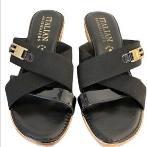 Italian Shoemakers wedge heel sandals